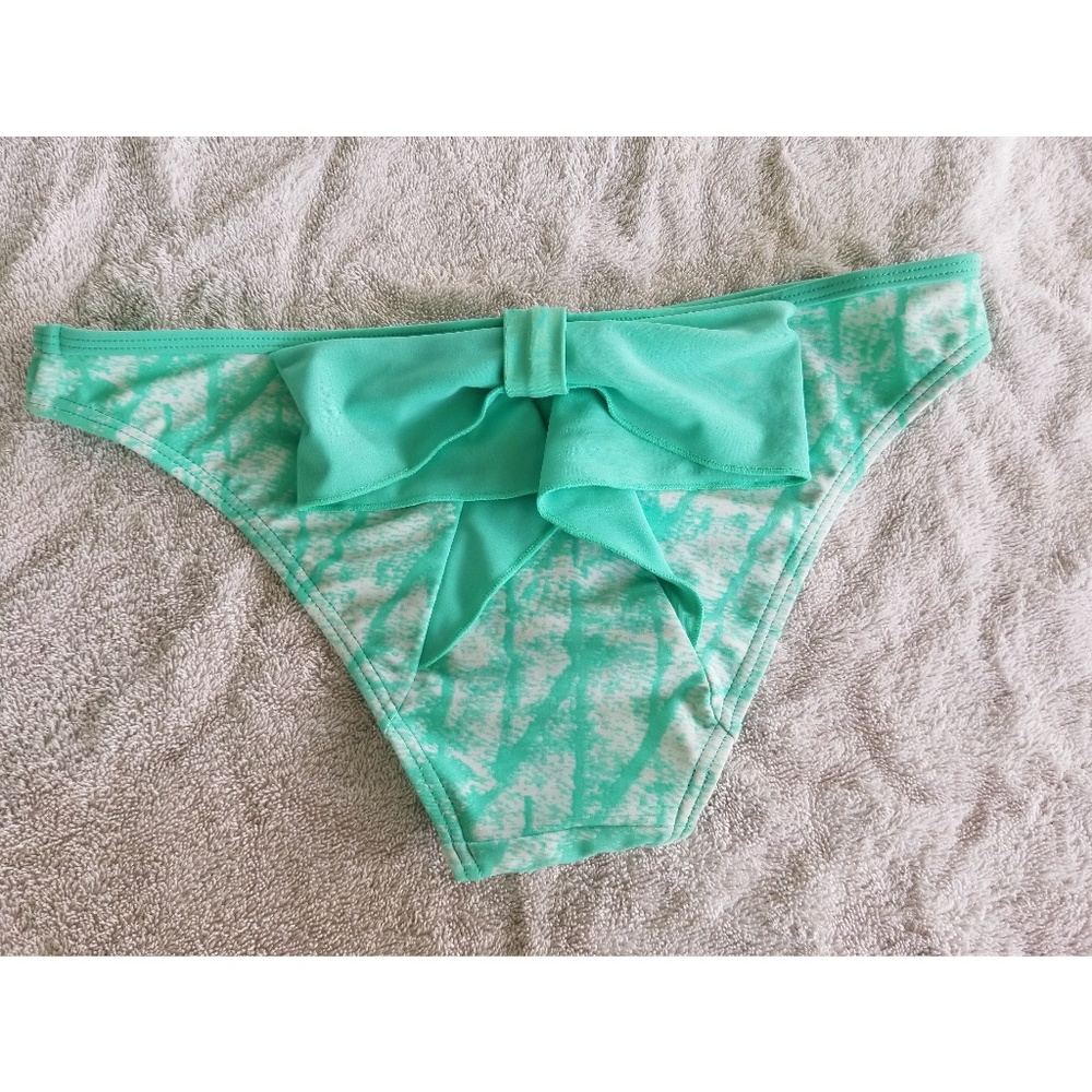 Bow tie bikini bottoms - Turquoise